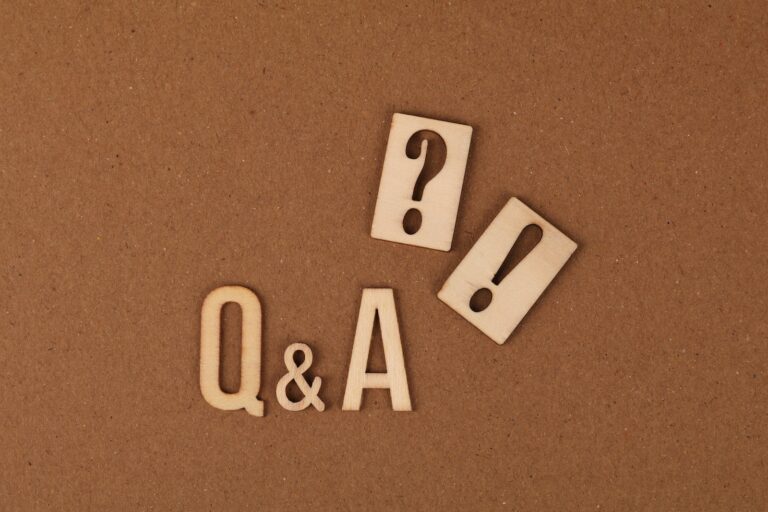 Question and Answer Letters and an Exclamation and Question Marks